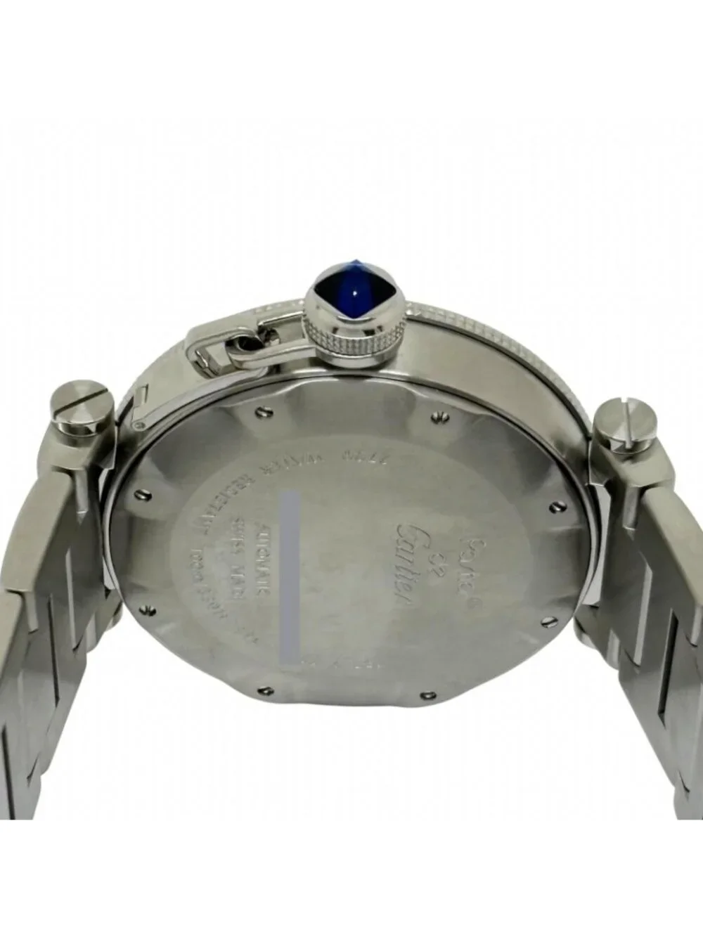 Cartier Pasha Seatimer Silver Watch Stainless Steel Automatic